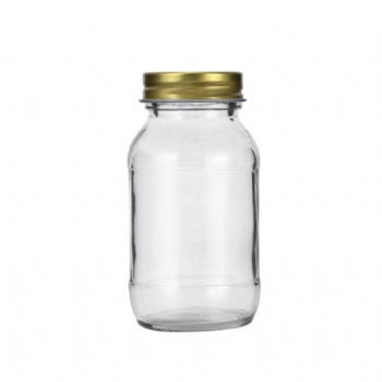 120ml mason jar bottle with tin mental lid