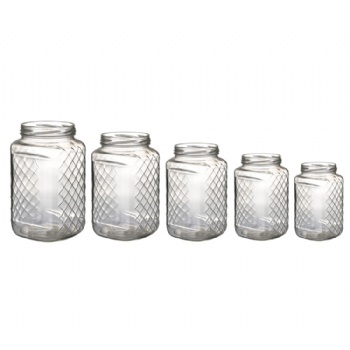 200-900Ml Big Size Glass Jars