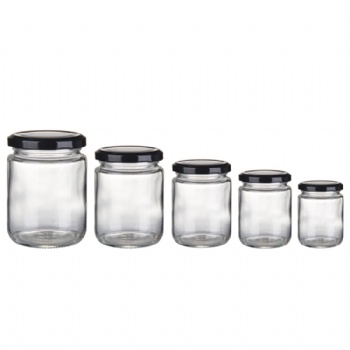 50-500ml Hot Sale High Quality Round Bottom Food Glass Jar