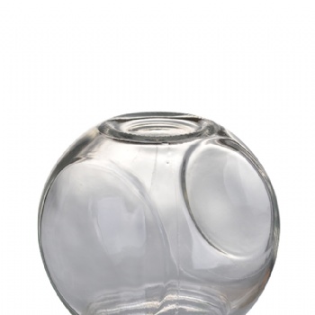 50-480ml Hermetic Clear Round Glass Food Storage Jars With Plastic Lids