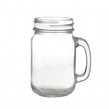 450ml glass food storage bottle with handle