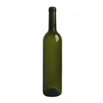 750ml green empty glass wine bottles