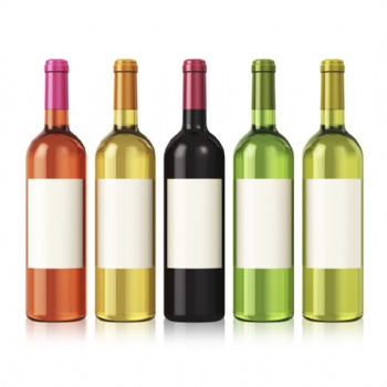 275ml coloured glass wine bottles for alcohol drink