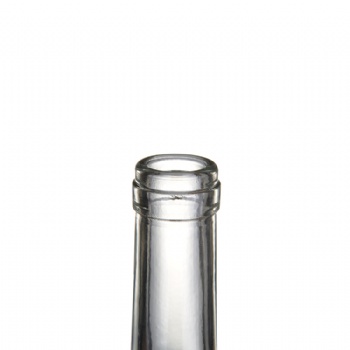 750Ml Round Clear Wine Glass Bottle