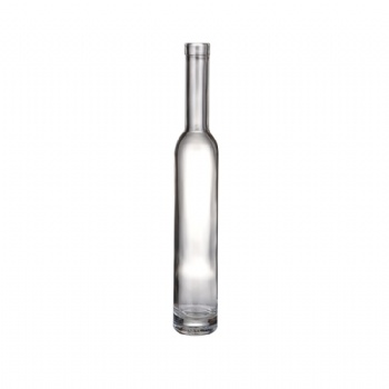 200Ml Clear Wine Glass Round Bottles With Long Neck