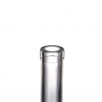 200Ml Clear Wine Glass Round Bottles With Long Neck