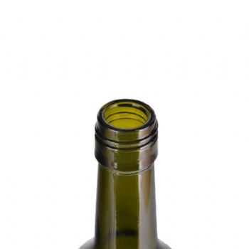 750 ml round shape glass wine bottle