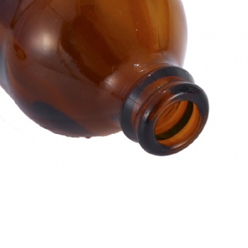 300ml amber round glass beer bottle