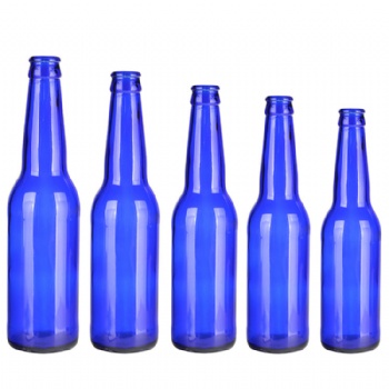 500ml blue beer glass bottle