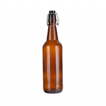 500Ml Swing Top Dark Brown Glass Beer Bottle