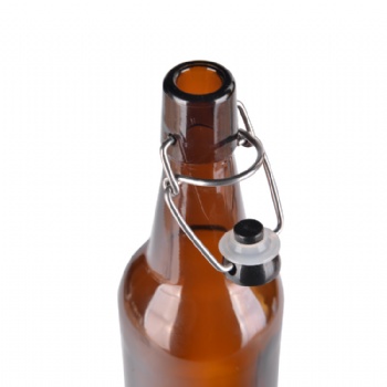 500Ml Swing Top Dark Brown Glass Beer Bottle