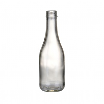 330ml clear beer glass bottle