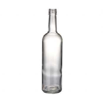 750ML Clear vodka bottle