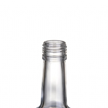 750ML Clear vodka bottle