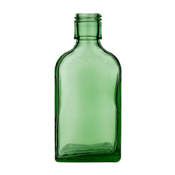 125ml small size green alcohol liquor bottle