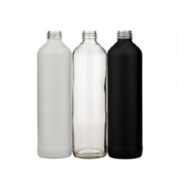 500ml wholesale clear empty juice glass bottle