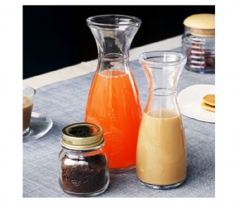 350ml glass juice milk bottle