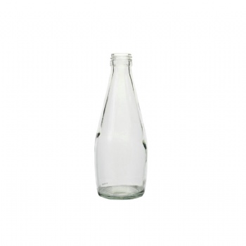 290ml clear juice glass bottle