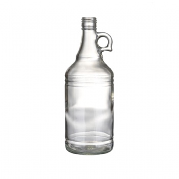 750ML Unique shaped wine glass bottles