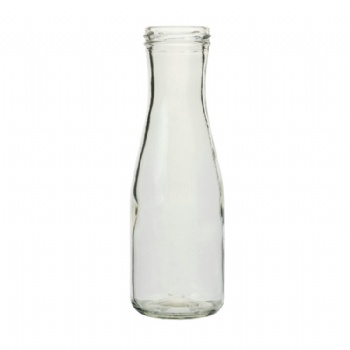 330ml wide mouth clear glass bottle for juice