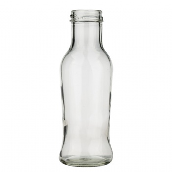 330ml empty recycled juice bottle glass