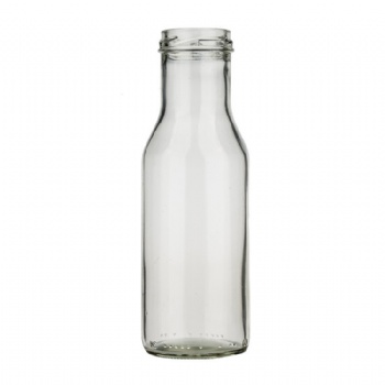 330ml empty clear glass juice bottle