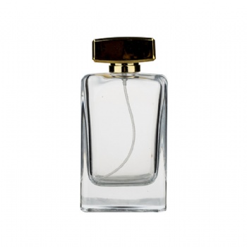 30ml square clear glass perfume bottle