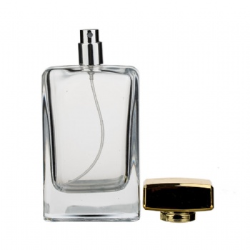 30ml square clear glass perfume bottle