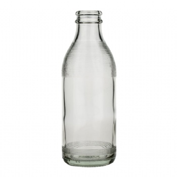 200ml empty clear glass juice bottles