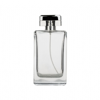 50ml square empty clear glass perfume bottles