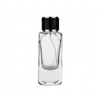 30ml clear glass perfume square bottle