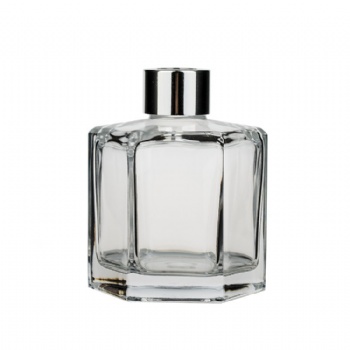 100ml hexagonal clear glass refillable perfume bottles