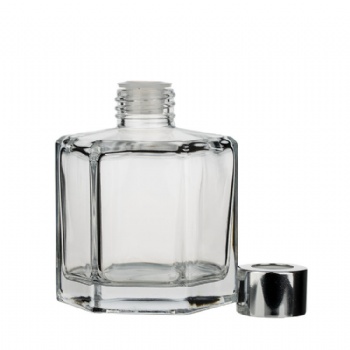 50ml clear perfume bottles glass with cap