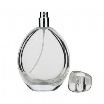 50ml irregular recycled glass spray perfume bottle