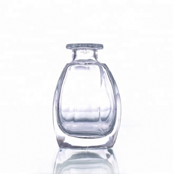 100ML egg shape clear glass Reed Diffuser bottle glass perfume packaging wholesale