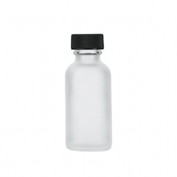 58ml mini frosted round glass bottle
