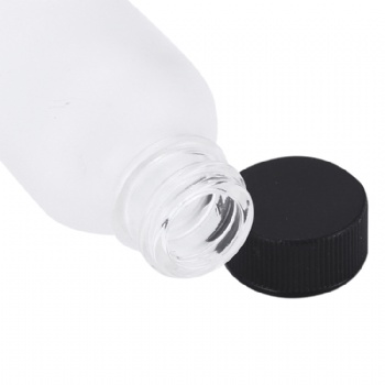 58ml mini frosted round glass bottle