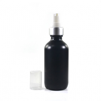 120ml matte black glass essential oil spray bottles