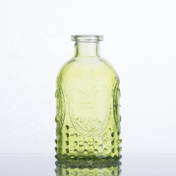 300ml coated color glass reed diffuser bottle with cork