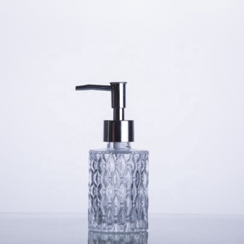 300ml 400ml glass liquid soap bottle soap dispenser glass lotion pump bottle