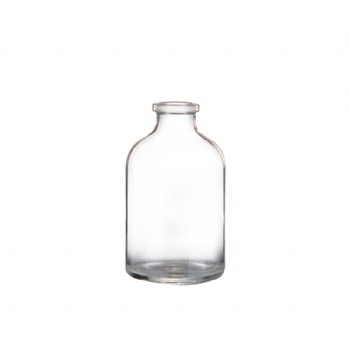 10-100ml clear injection glass bottle