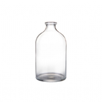 10-100ml clear injection glass bottle