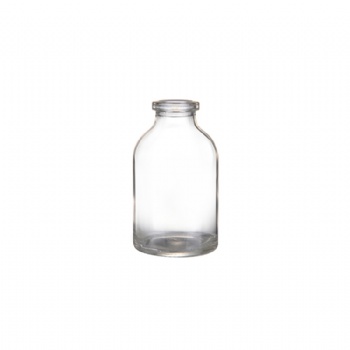 10-100ml clear injection glass bottle