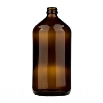 1000ml Small mouth pharmaceutical amber glass bottle