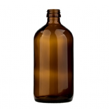 500ml Hot sale pharmaceutical amber glass round bottles