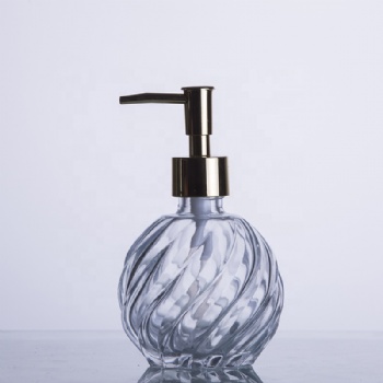 100ml, 200ml empty manual glass hand liquid foam soap dispenser pump bottles