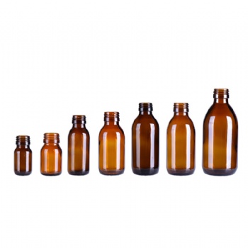 10ml to 100ml amber liquid medicine bottle