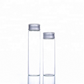 small size borosilicate tubular Vials with screw lid for packaging