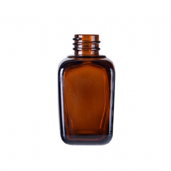 30-100ml Amber square bottle