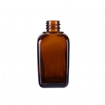 30-100ml Amber square bottle